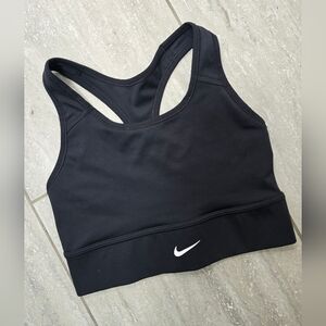 Nike Longline Racerback Dri-Fit Sports Bra, Small, Black